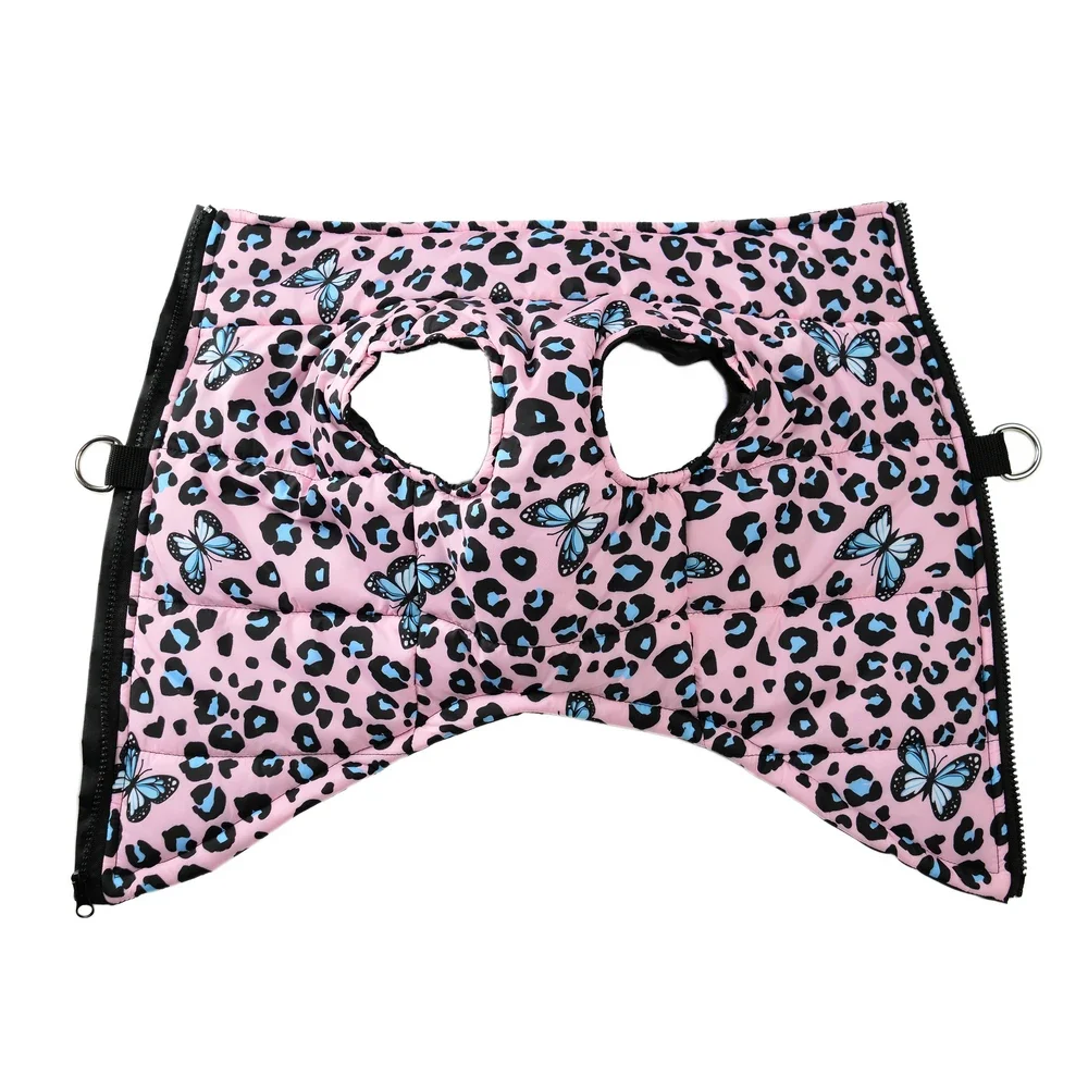 Jaqueta para Cães e Gatos Pequenos com Estampa de Leopardo e Anel D - Image 2