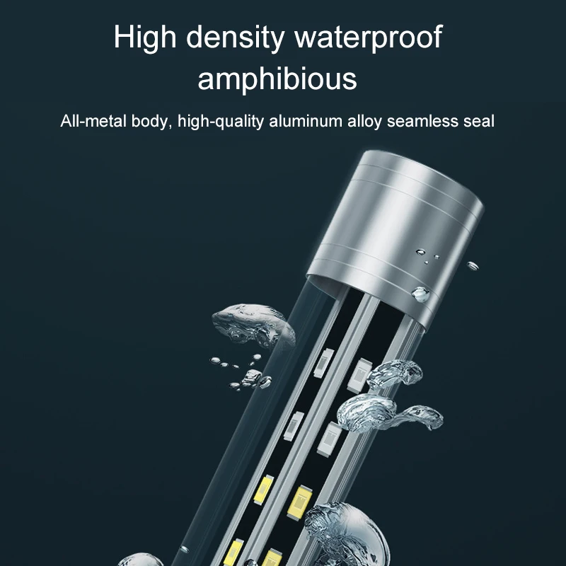 Luminária de LED para Aquário 27-57cm Submersível com 3 Modos de Luz - Imagem 5