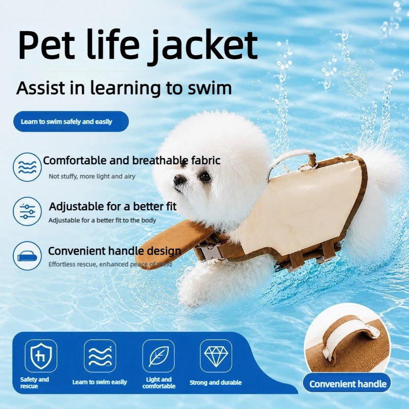 Colete Salva-Vidas para Cães com Apoio de Queixo Ajustável - Image 5