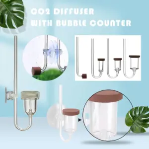 difusor de co2 para aquário com contador de bolhas