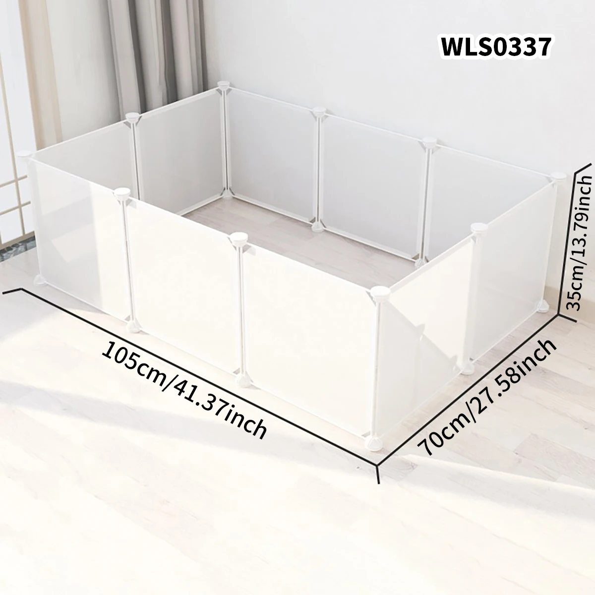 Cercado Modular para Pets Montagem Livre sem Furos - Imagem 3