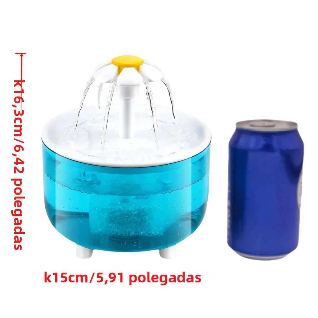 Fonte de Água para Gatos 1200mL com 4 Filtros e Alimentação USB - Imagem 2