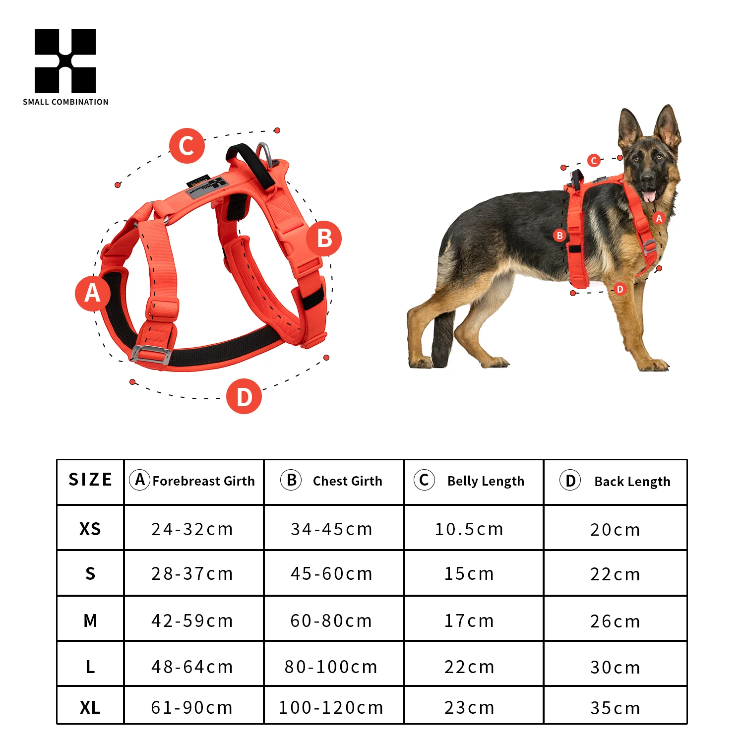 Coleira Peitoral para Cães Pequenos Nylon Refletivo Ajustável - Imagem 4