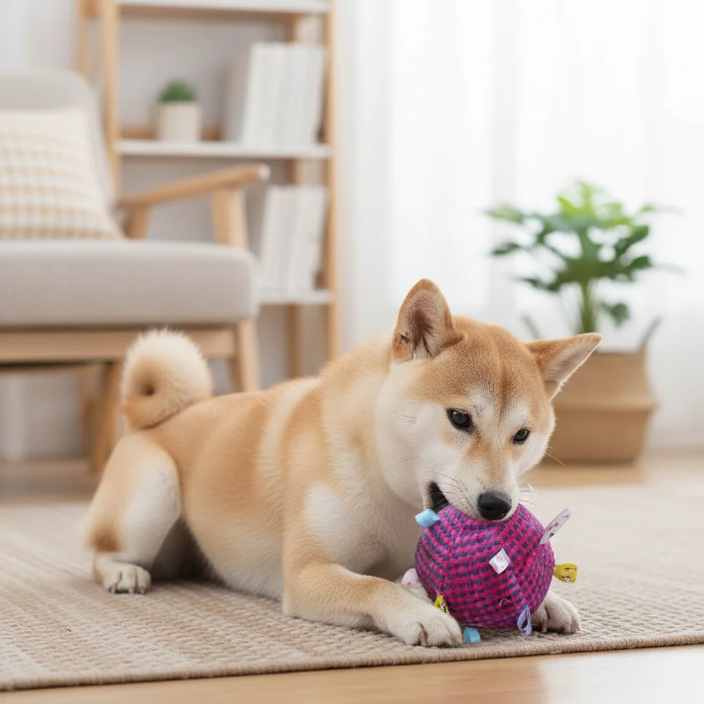 Bola de Treinamento para Cães com Sino e Tecido Macio - Image 3