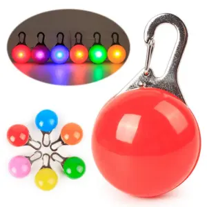 pingente led para coleira de cães