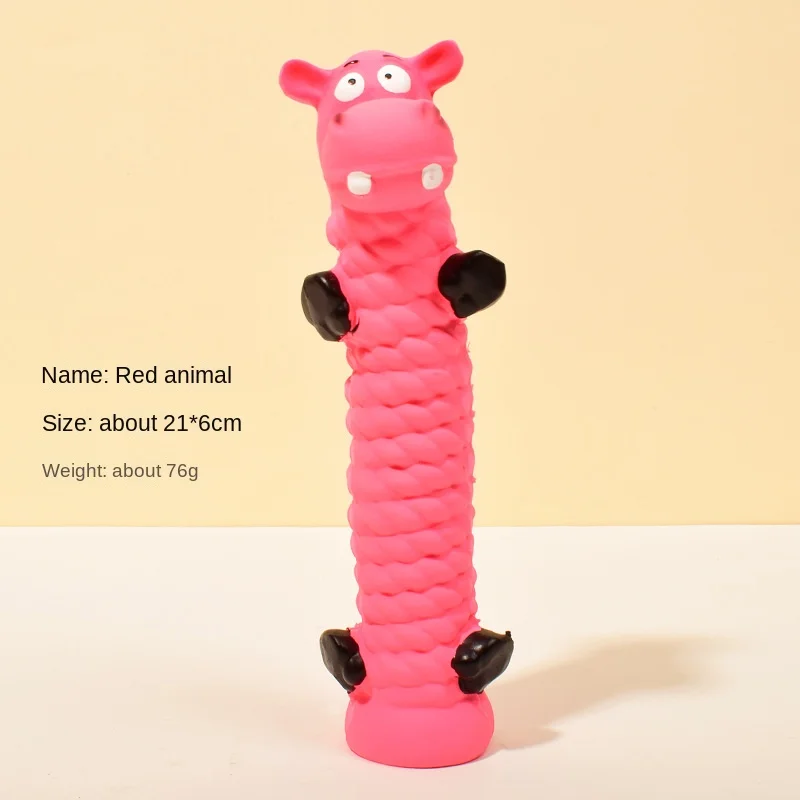 Brinquedo Mordedor para Cães de Látex com Som para Cães Pequenos e Médios - Imagem 6