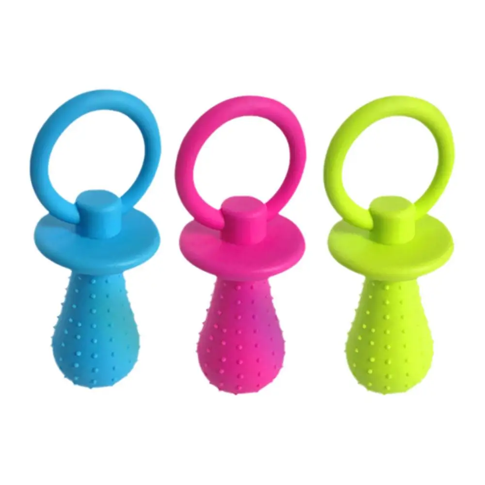 Brinquedo Chupeta para Cães de Borracha TPR com Sino para Mastigar - Imagem 6