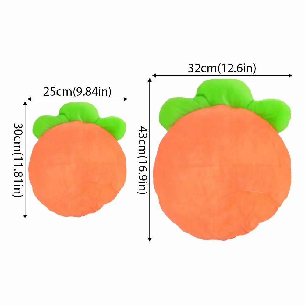 Tapete Lavável para Gatos e Cães Pequenos de Tecido Laranja - Imagem 6
