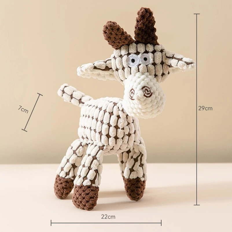 Brinquedo de Pelúcia para Cães com Som e Formato de Burro - Imagem 6