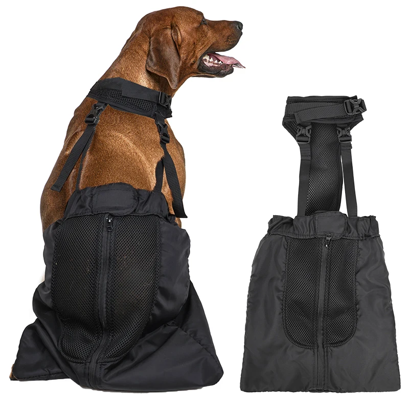 bolsa de arrastamento para cães com pernas traseiras