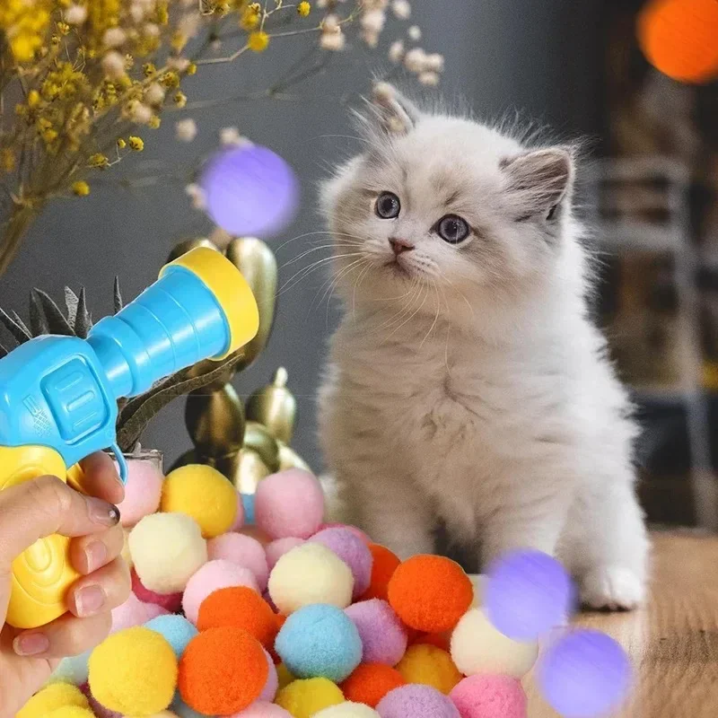 Lançador Automático de Bolinhas para Gatos com Disparo Longo - Image 3