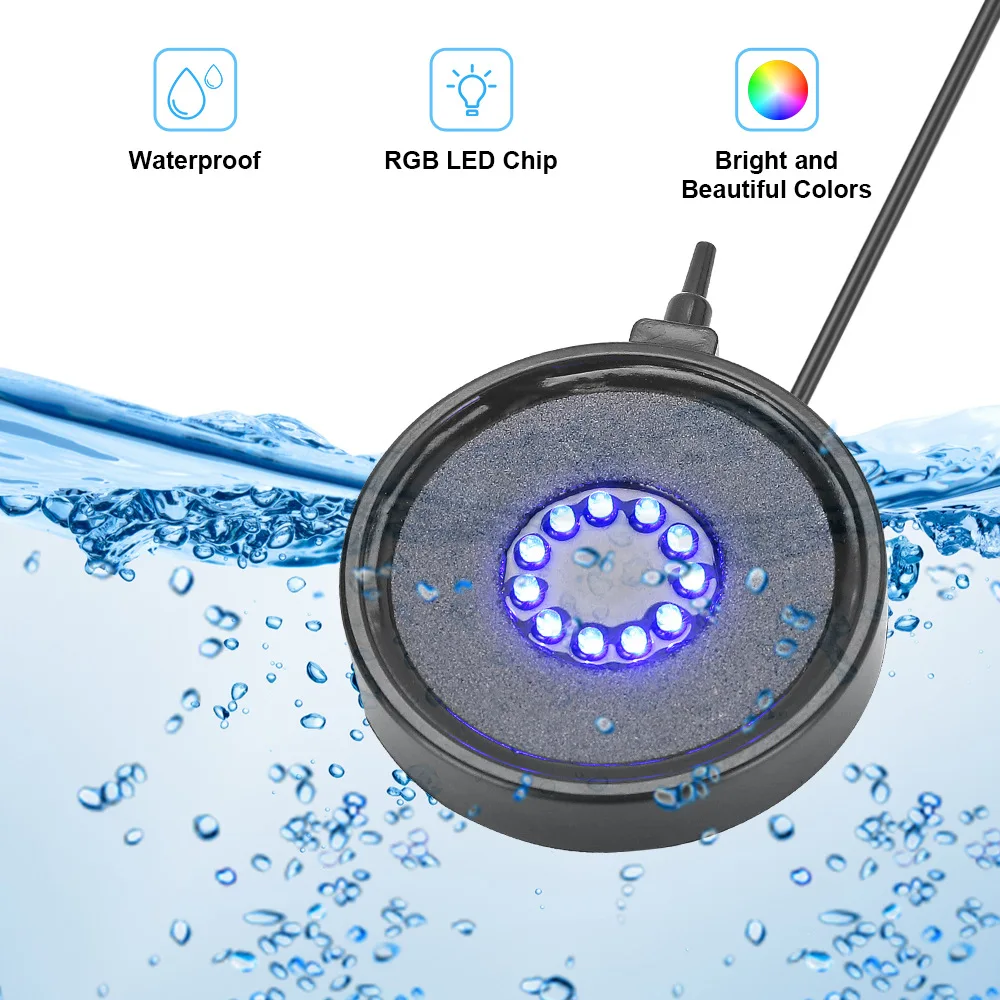 Luminária de Bolhas LED para Aquário com Mudança de Cor - Imagem 3