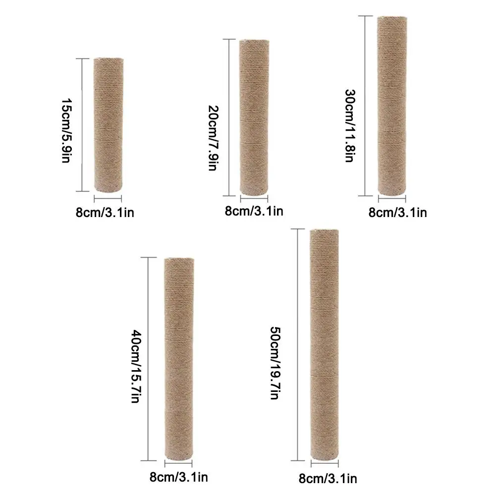 Poste Arranhador para Gatos de Sisal 8 cm Diâmetro Montagem M8 - Image 6