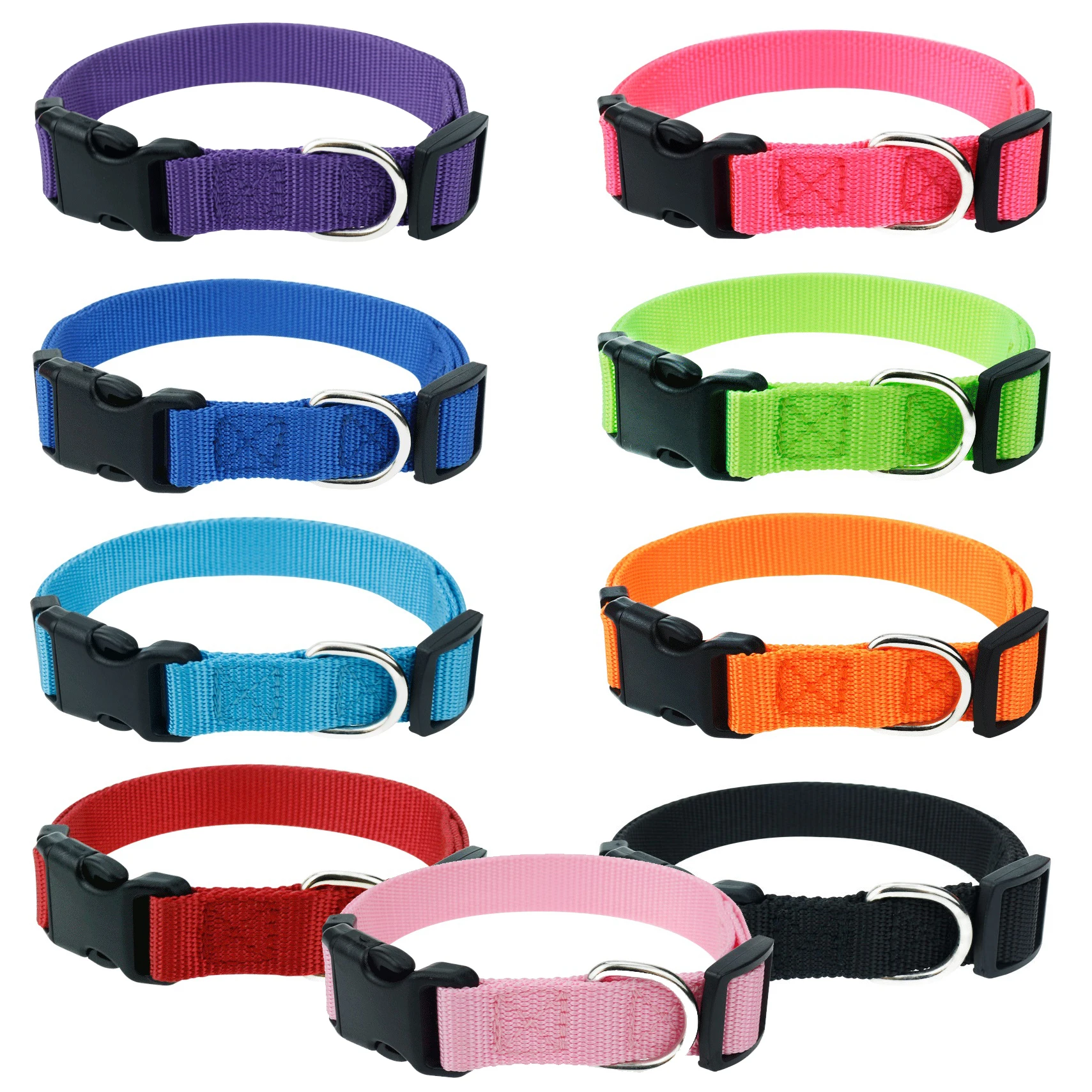 Coleira Personalizada para Cães de Nylon com Nome e Telefone - Image 3