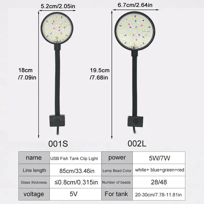 Lâmpada LED USB para Aquário com Clipe e Espectro Completo - Image 2
