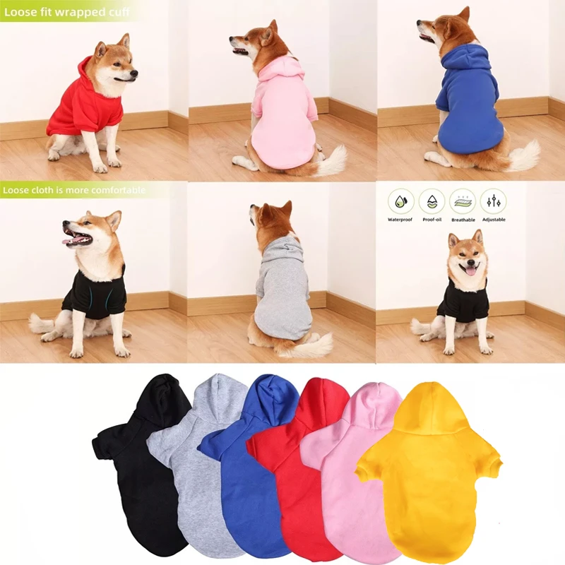 Suéter com Capuz para Cães de Porte Pequeno, Médio e Grande - Imagem 5