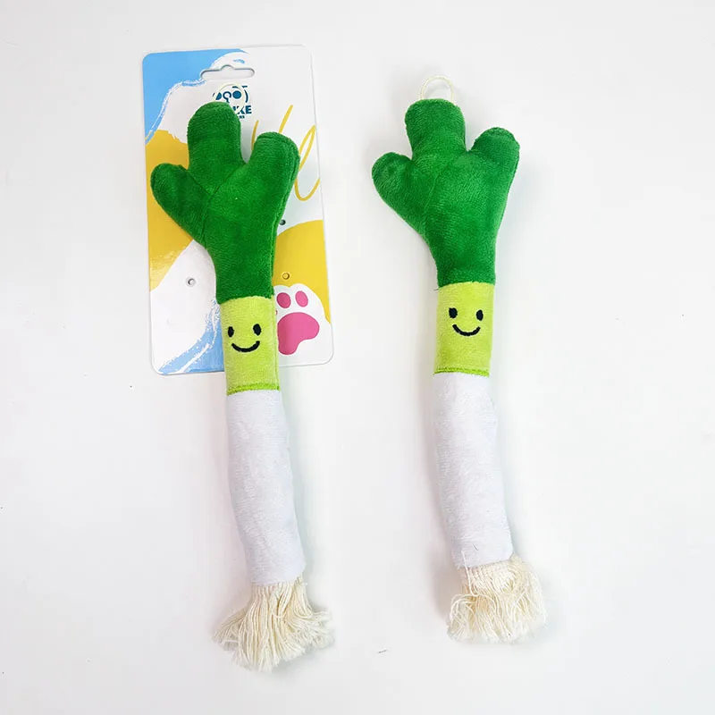Brinquedo de Pelúcia para Cães e Gatos com Sino e Design de Cebolinha - Image 5