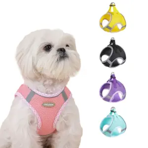 arnês ajustável para cães e gatos pequenos