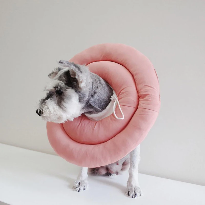 Coleira Elizabetana de Nylon para Cães e Gatos, Cone Protetor - Imagem 2