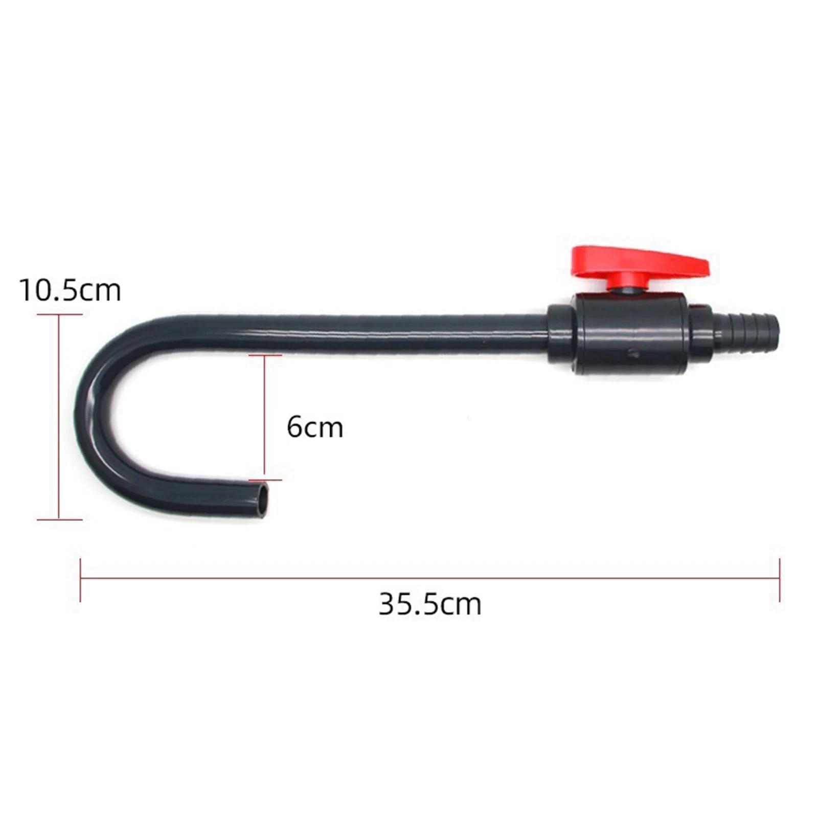 Tubo de Entrada e Saída para Aquário PVC com Válvula de Controle - Imagem 6