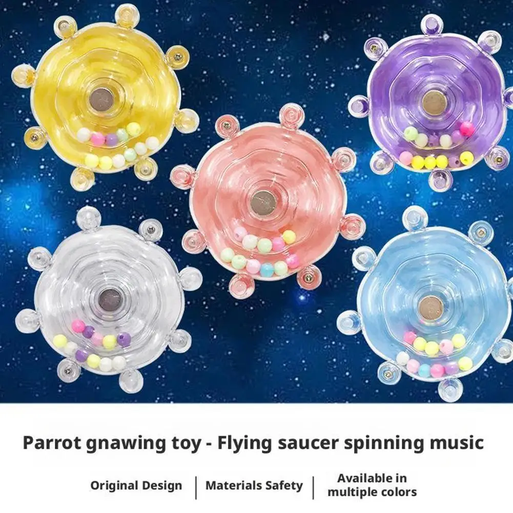 Brinquedo Interativo para Papagaios Dispensador de Petiscos Rotativo - Imagem 5