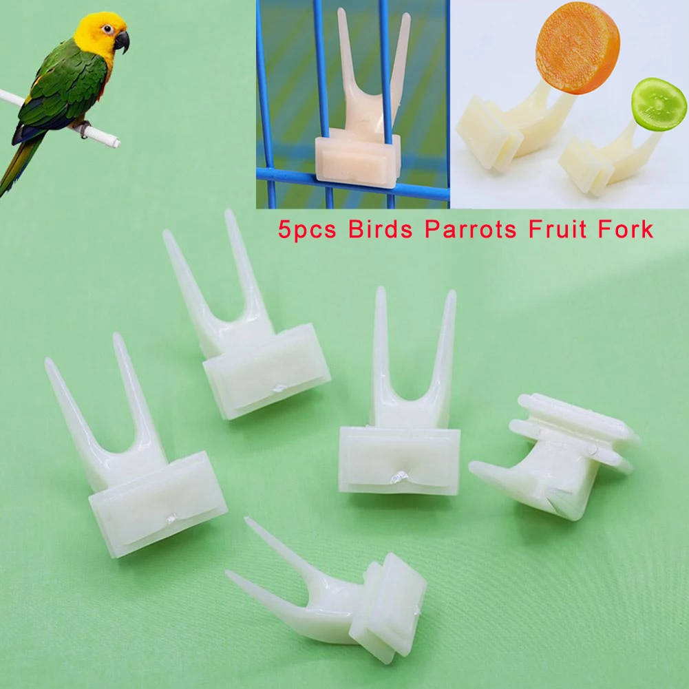 garfo de plástico para pássaros