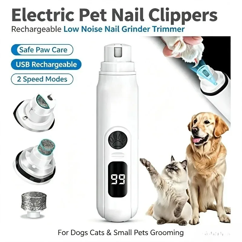 cortador de unhas elétrico para cães e gatos