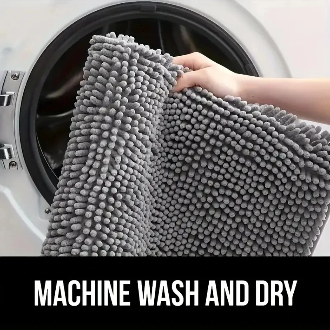 Tapete de Porta para Cães Absorvente Antiderrapante para Patas Sujas - Imagem 5