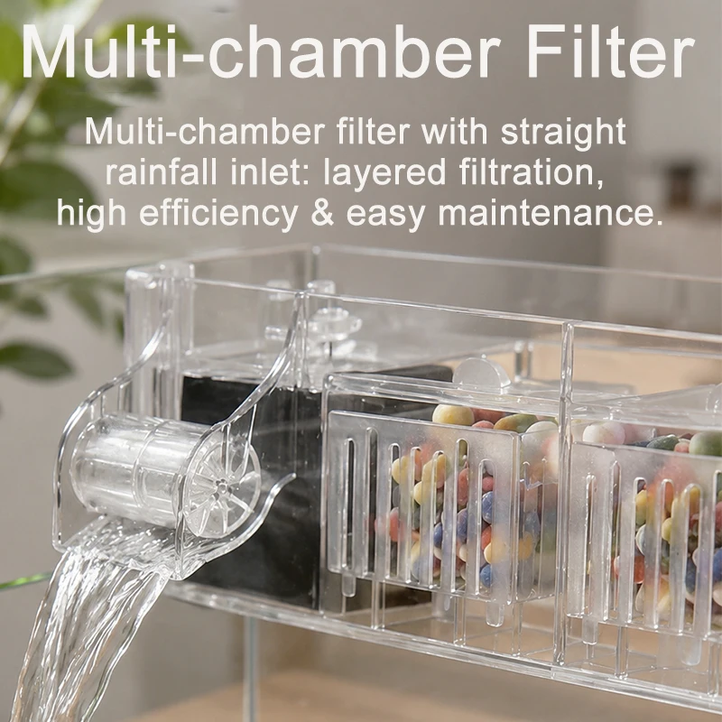 Filtro Superior para Aquário 220V 3W com Oxigenação e Cascata - Image 5