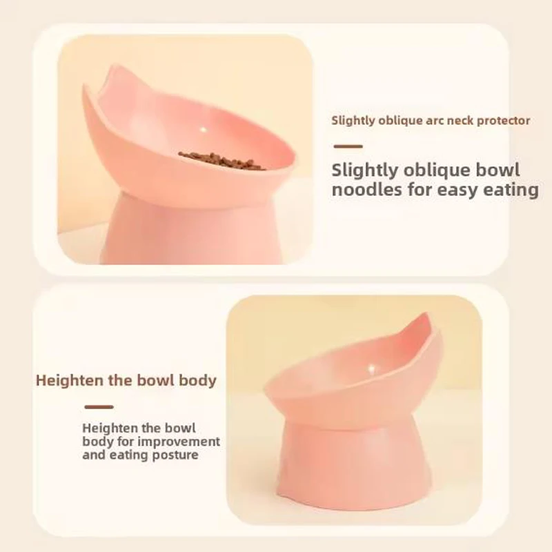 Tigela Elevada para Gatos e Cães, Plástico com Pés Altos - Imagem 4