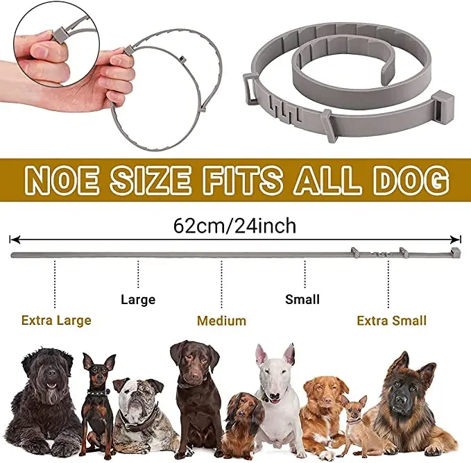 Coleira para Cães e Gatos Ajustável com Fivela POM - Imagem 6