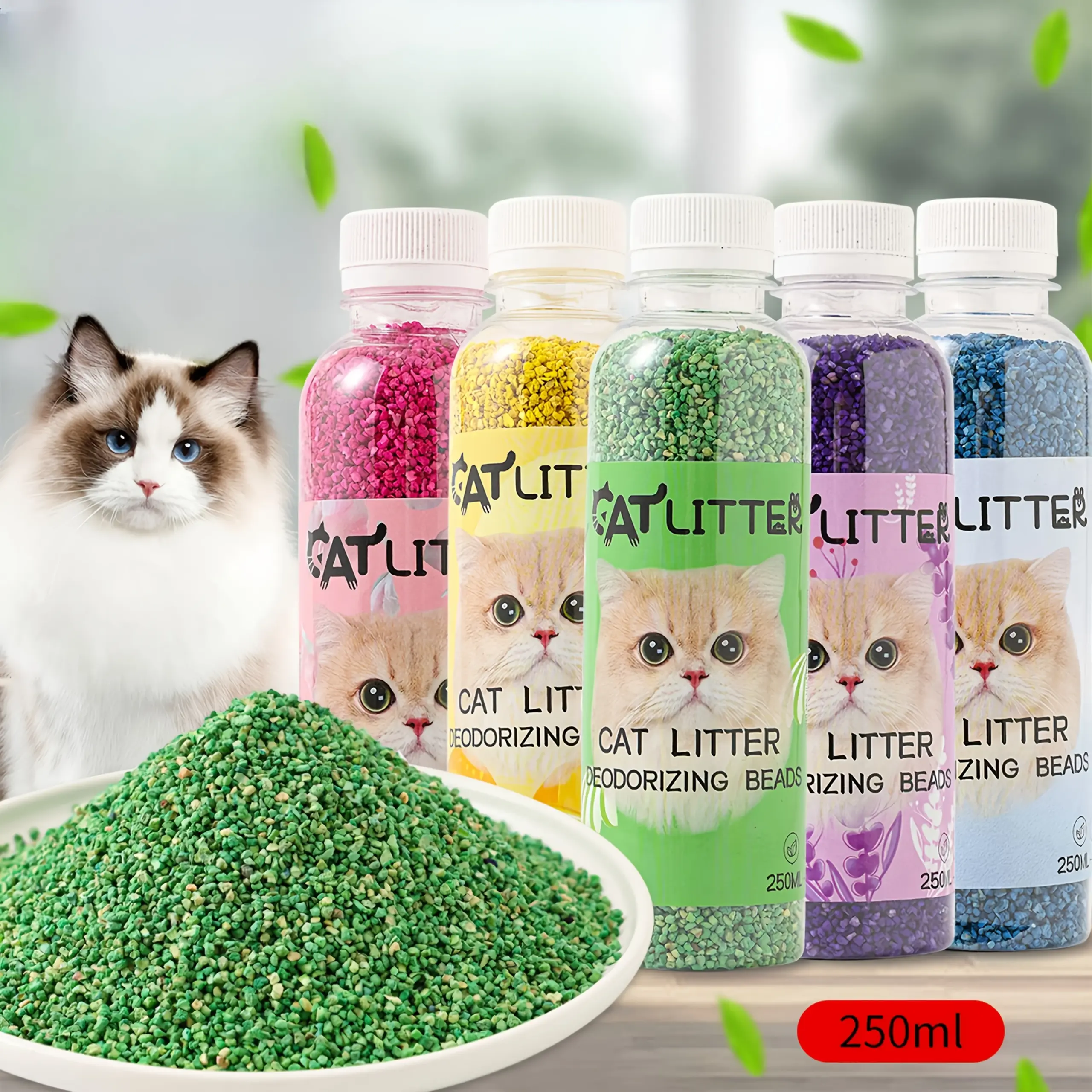 Pérolas Desodorizantes para Areia de Gatos com Aroma Agradável - Imagem 2