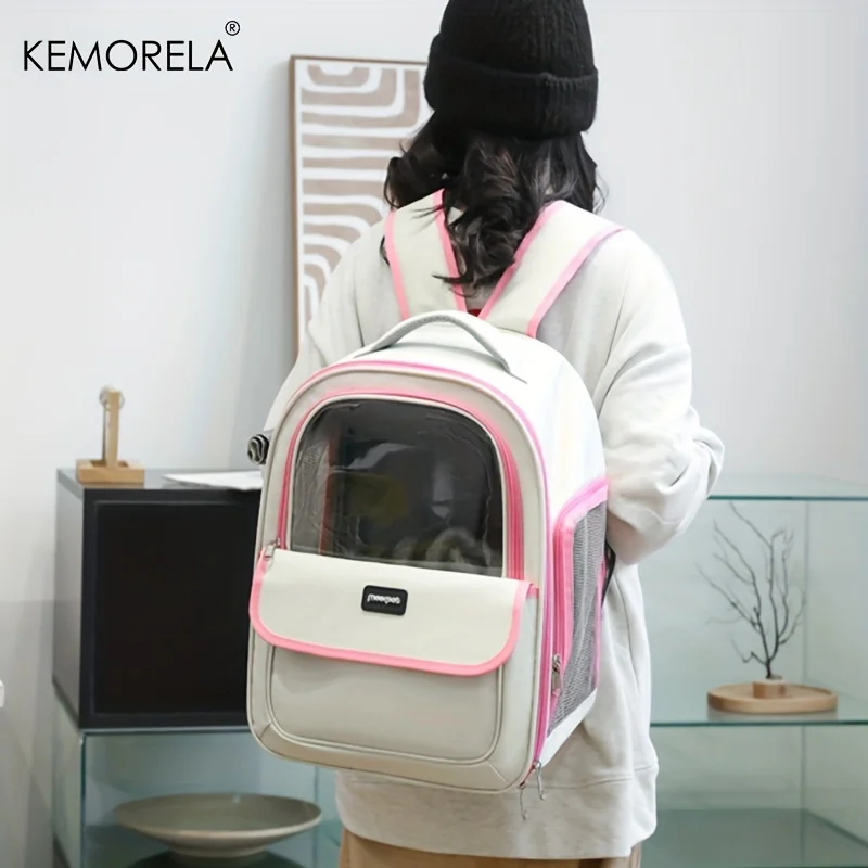 Mochila para Cães e Gatos Dobrável Respirável para Viagem - Imagem 5