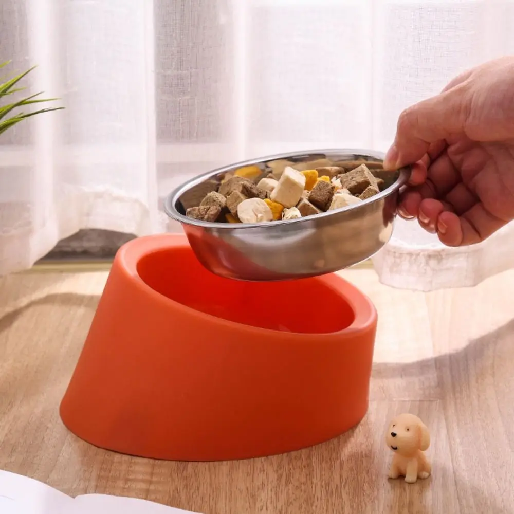 Comedouro de Aço Inoxidável para Cães Anti-Tombamento - Imagem 5