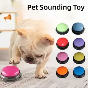 botão gravável para cães