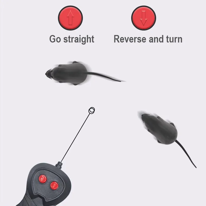 Rato Robô para Gatos com Controle Remoto Interativo - Imagem 2