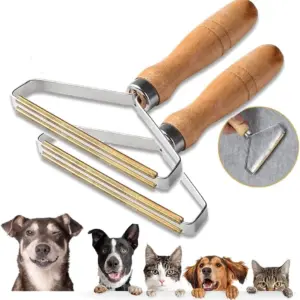 escova removedora de pelos para cães e gatos