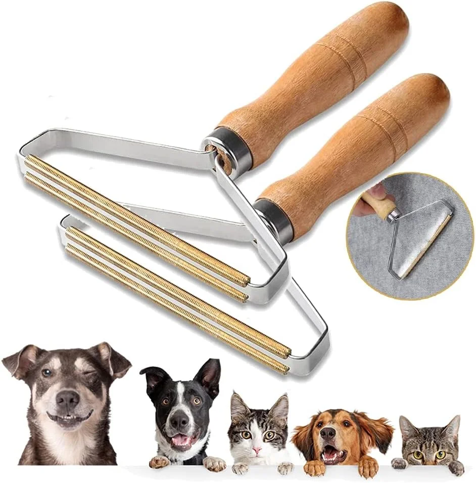 escova removedora de pelos para cães e gatos