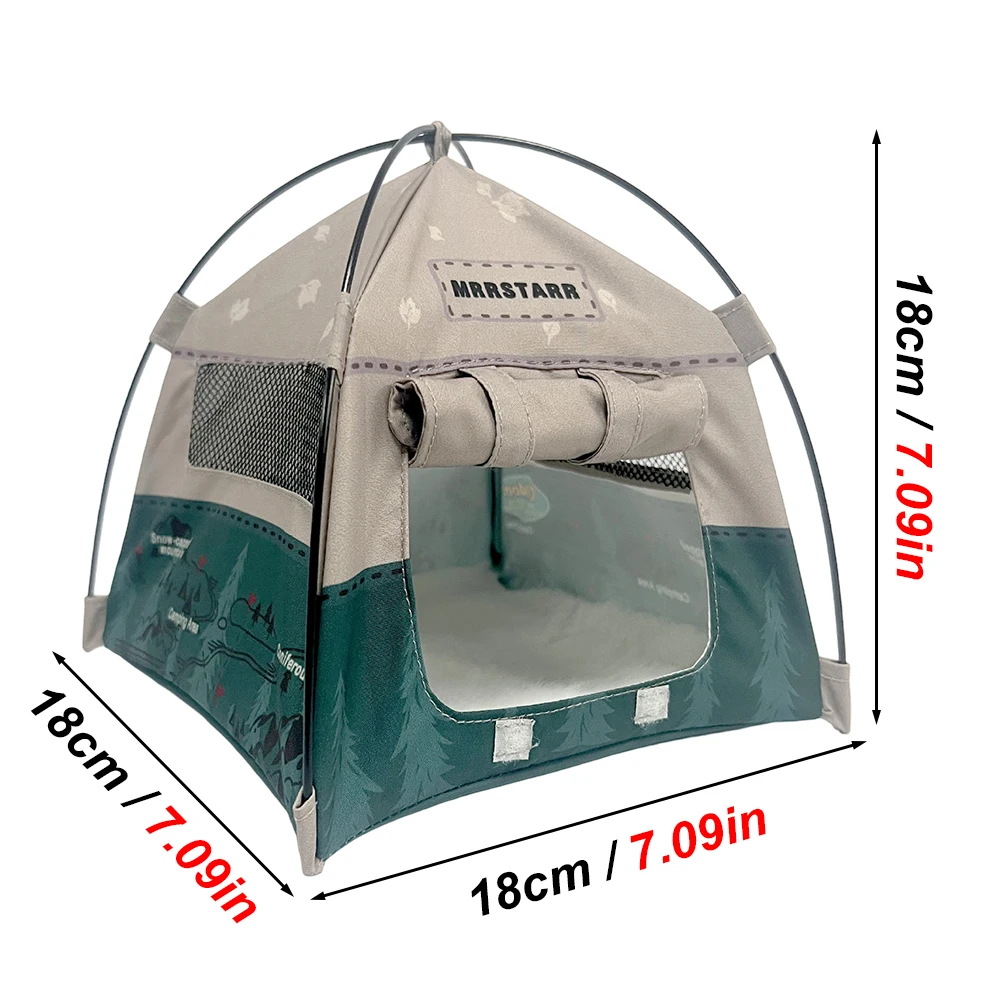 Toca Tenda para Hamster e Porquinho-da-Índia Dobrável Respirável - Imagem 2