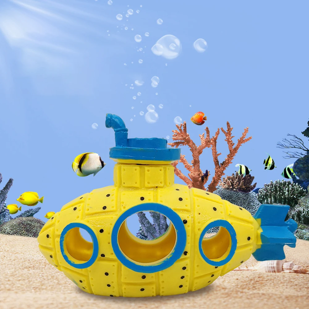 decoração de aquário submarino de resina