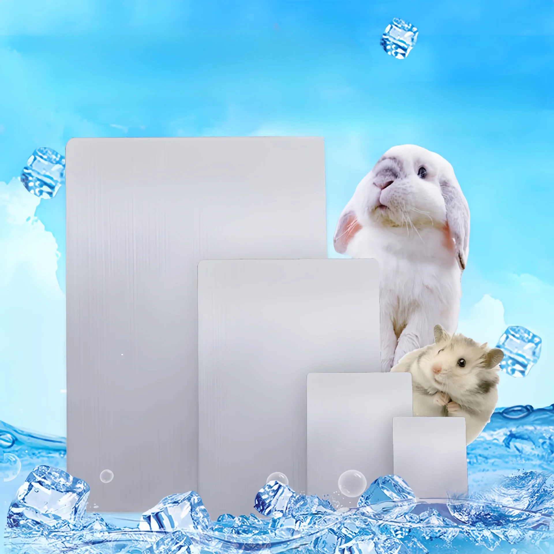 placa de resfriamento para hamster de alumínio