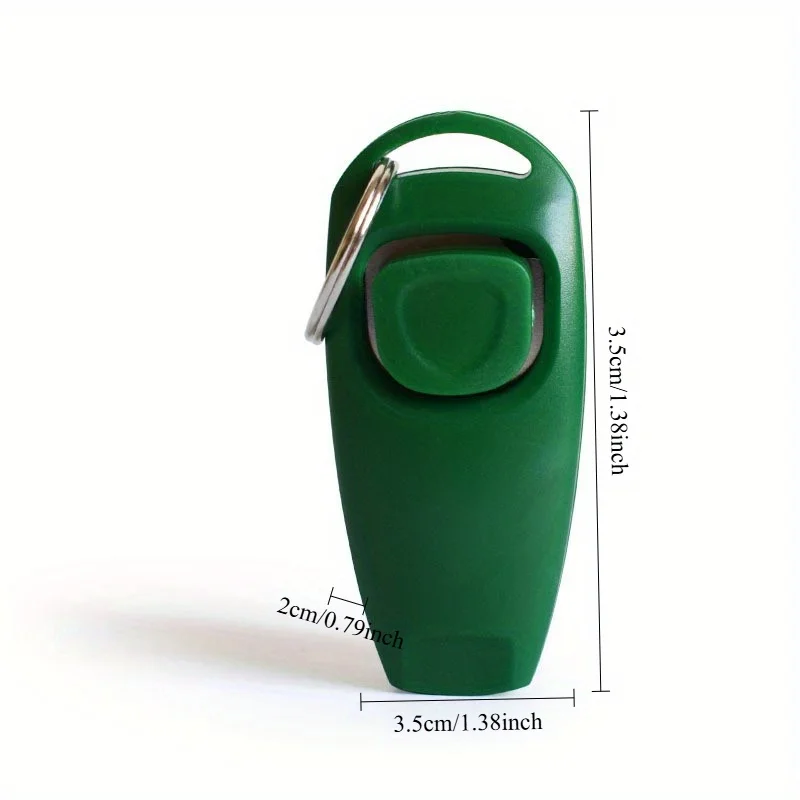 Clicker e Apito 2 em 1 para Cães com Chaveiro 7,5 cm - Imagem 3
