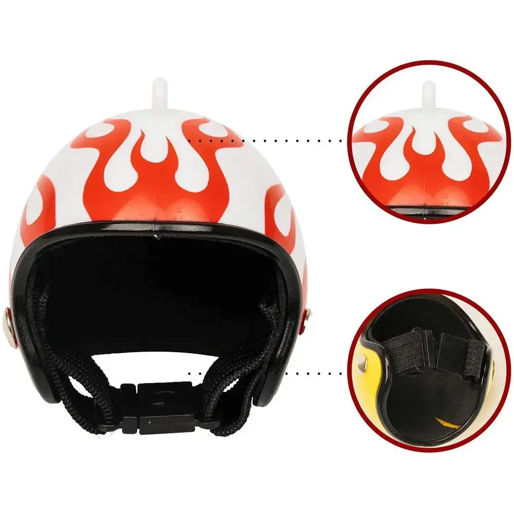 Capacete de Frango para Pássaros Pequenos com Elástico Ajustável - Imagem 5