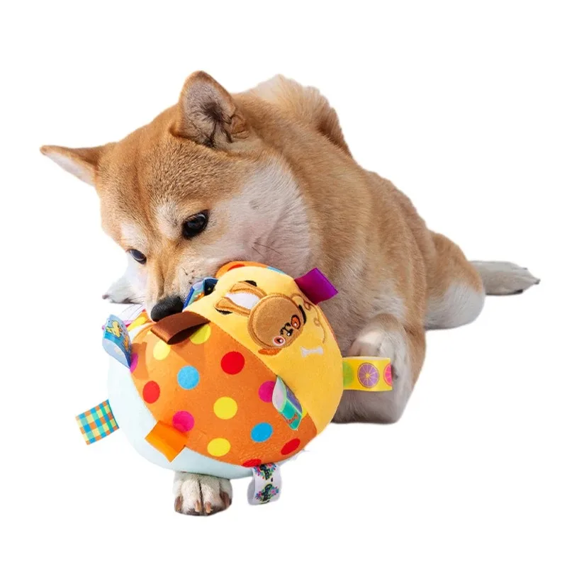 Brinquedo Interativo Bola para Cães com Alça e Sinos - Imagem 4