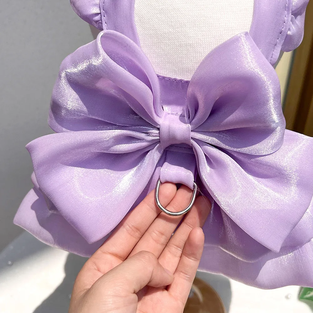 Vestido para Cães Pequenos com D-ring para Passeio - Imagem 5