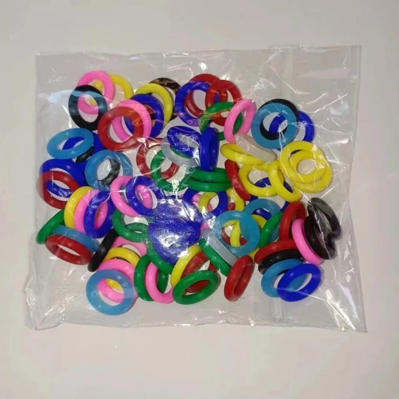 Anel de Borracha Elástica para Pés de Pombos 8mm - Imagem 3