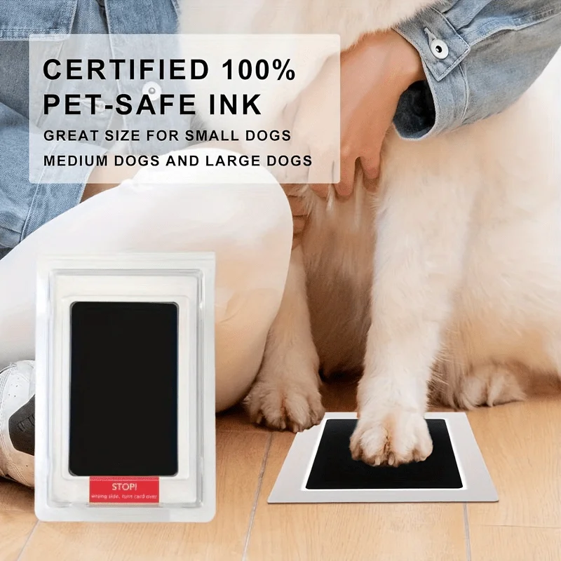 Almofada de Tinta para Patas de Pets para Cães e Gatos Sem Tinta - Image 6