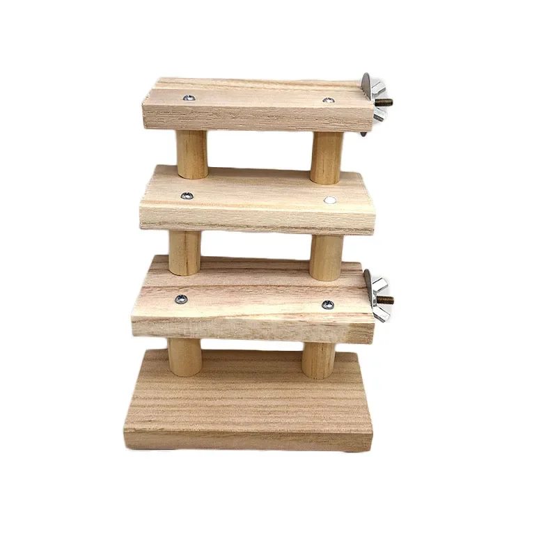 Poleiro de Madeira Natural para Pássaros e Hamsters 10x8,5 cm - Imagem 6