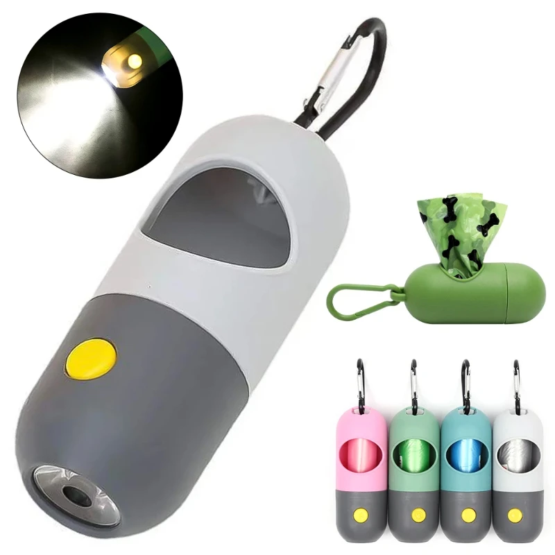 Dispensador de Saco Coletor para Cães e Gatos com Luz LED - Imagem 3