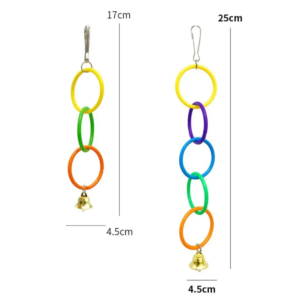Brinquedo de Balanço para Pássaros de Plástico com Argolas para Gaiola - Imagem 6